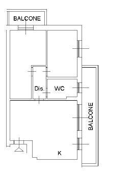 Foto 18 - Three-room apartment VIA CORELLI
 
11, Limbiate - floor plans 1