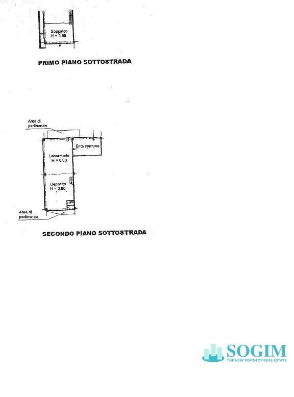 Planimetria - Shed Via Provinciale
 
1, Lipomo - floor plans 1
