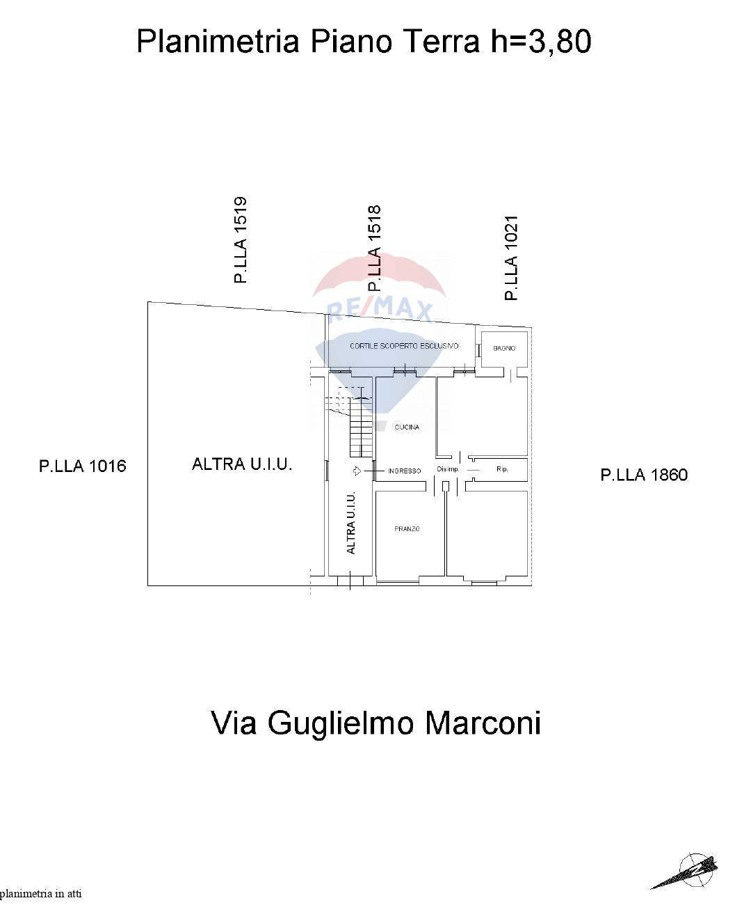 Pianta 2D - Trilocale Via Guglielmo Marconi
 
15, Triggiano - planimetria 1