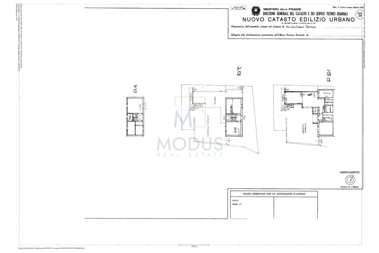 Foto 41 - Villa Via di Valle, San Giuliano Terme - floor plans 1