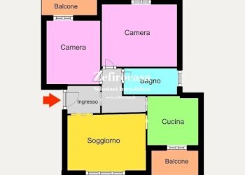Planimetria - Trilocale Medicina - foto 7