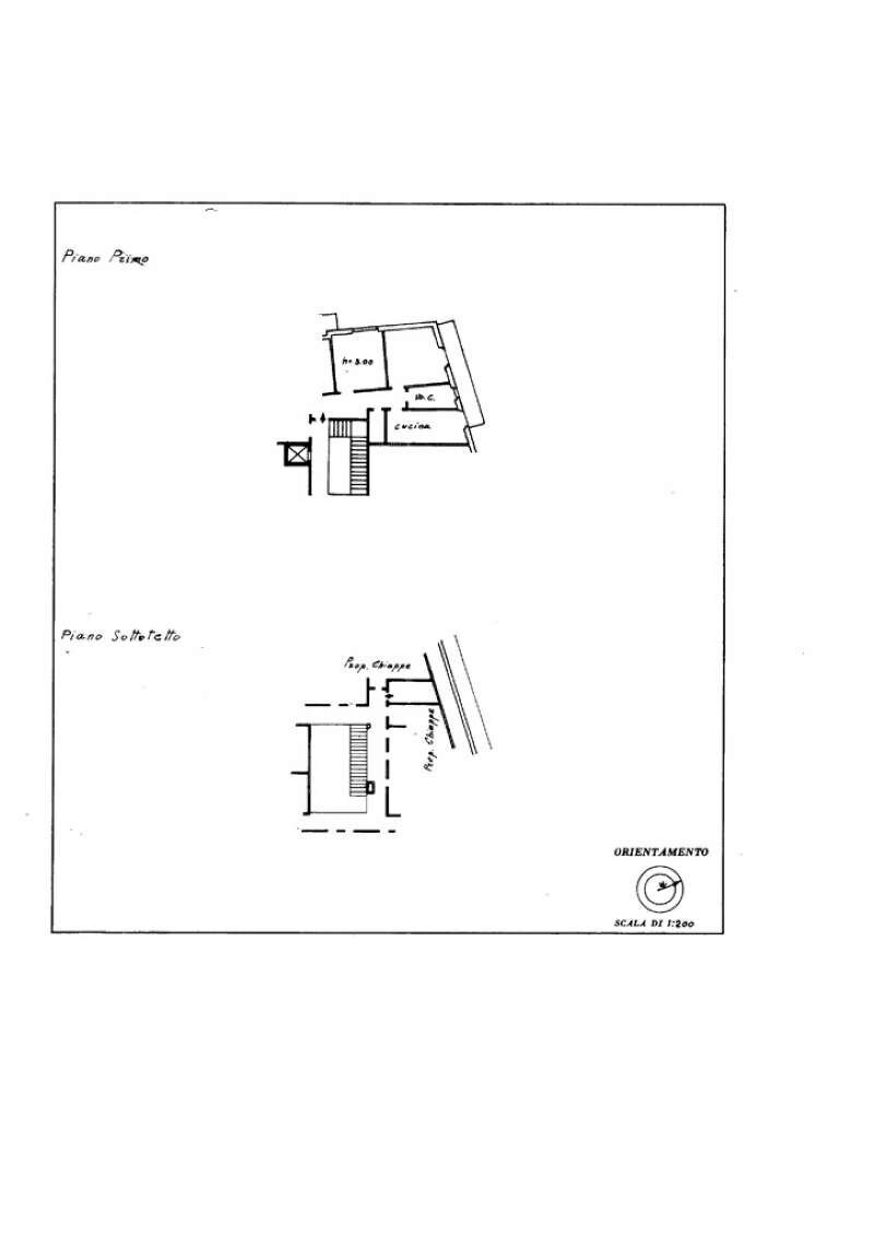 Planimetria - Bilocale via Amedeo Ugolini, 11, Chiavari - planimetria 1