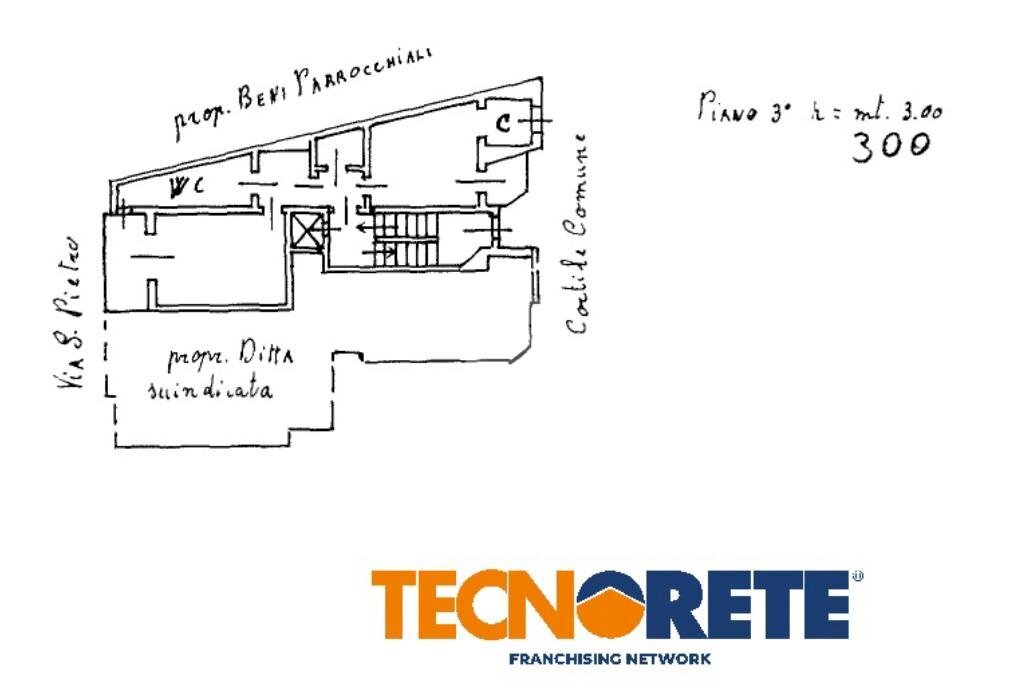 Two-room apartment Via S. Pietro, Gassino Torinese - floor plans 1