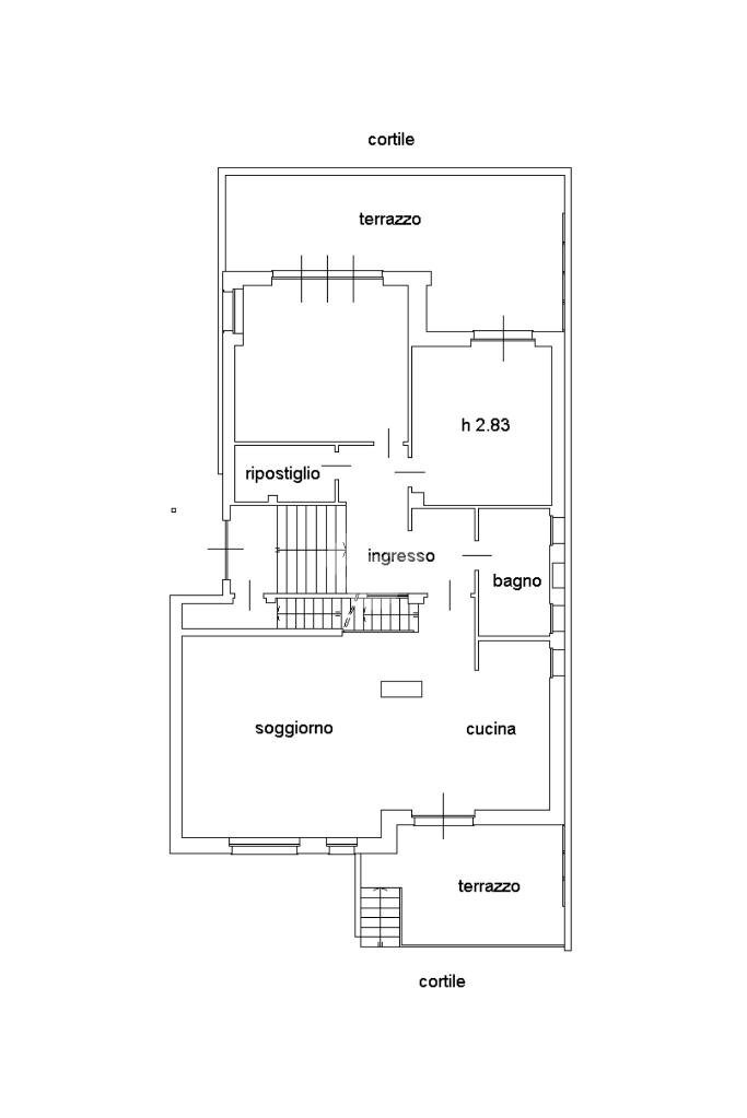 Villa Via Rosta, Collegno - planimetria 1