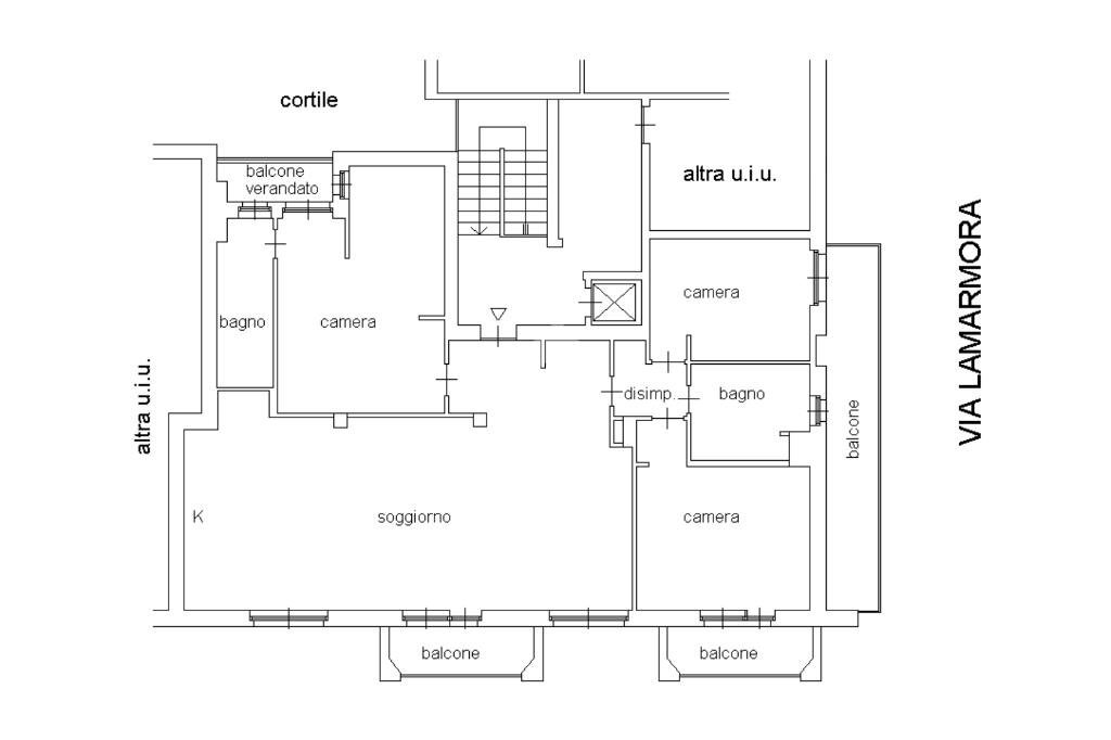Apartment Via donizetti, Collegno - floor plans 1