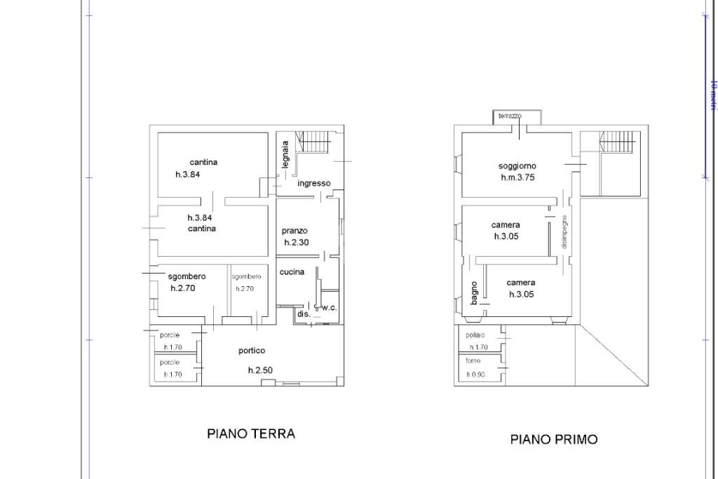 Casa indipendente Via Candiano, Cesena - planimetria 1