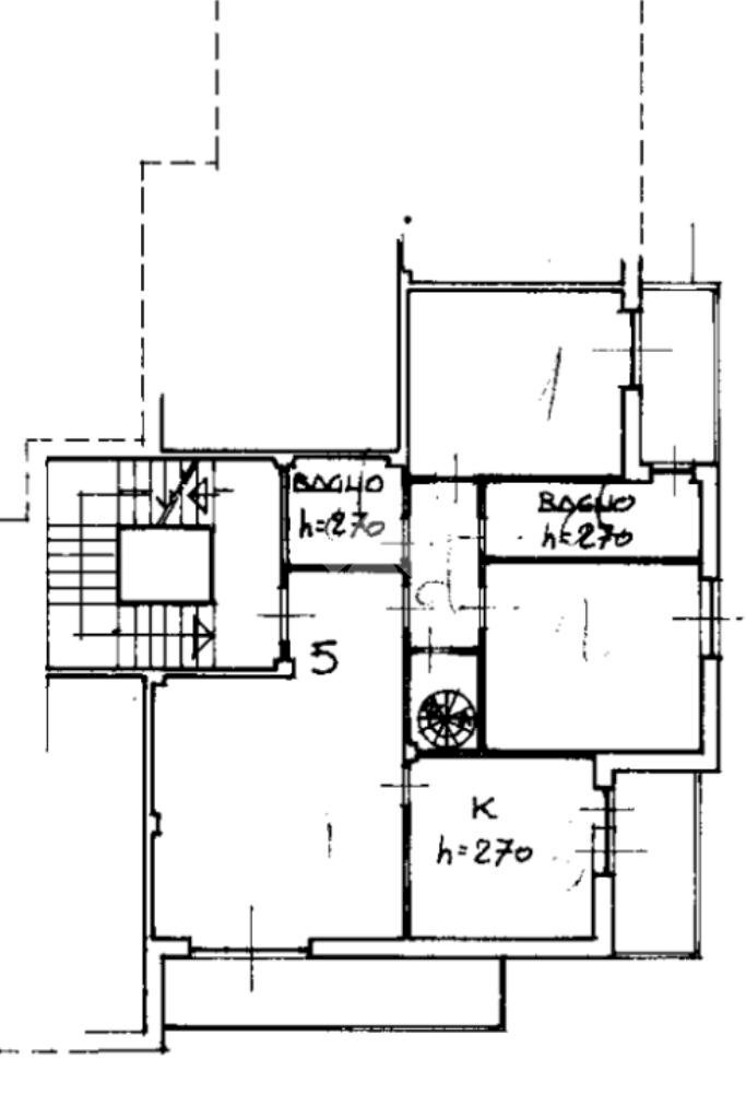 Four-room apartment Viale IX martiri, Crescentino - floor plans 1