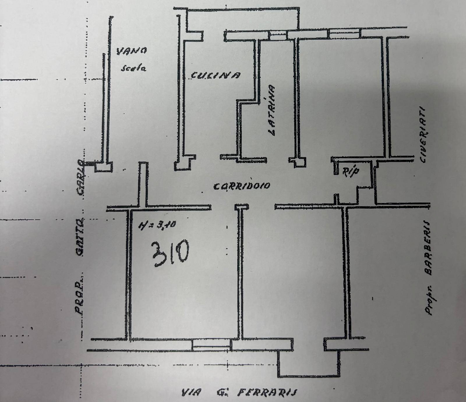 Foto 28 - Four-room apartment Alessandria - floor plans 1