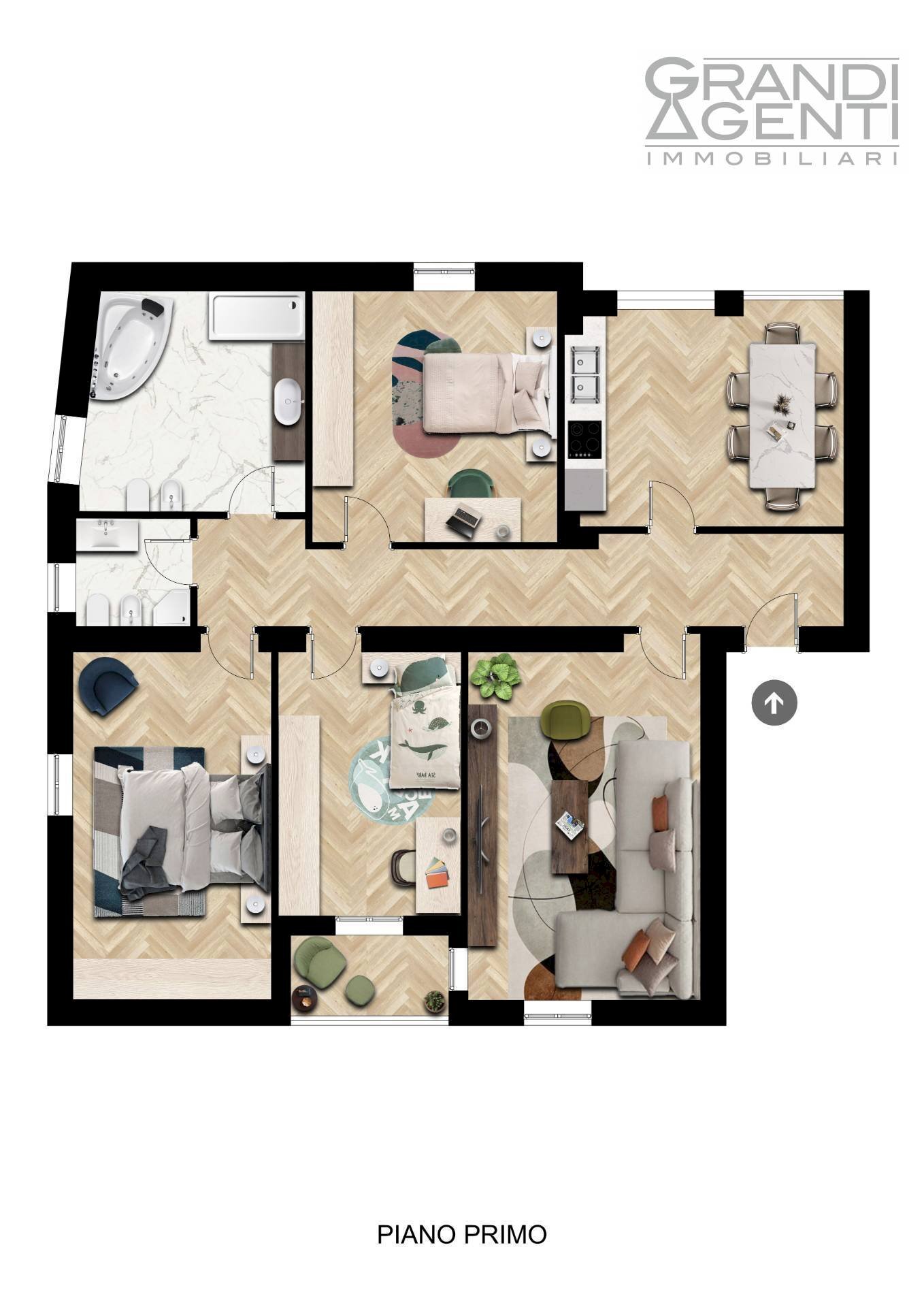 Foto 21 - Apartment viA cARLi
 
19, Verona - floor plans 1
