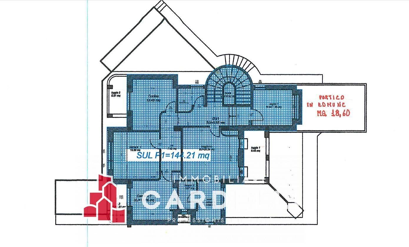 Foto 2 - Appartamento via Oroboni, Civitanova Marche - planimetria 1
