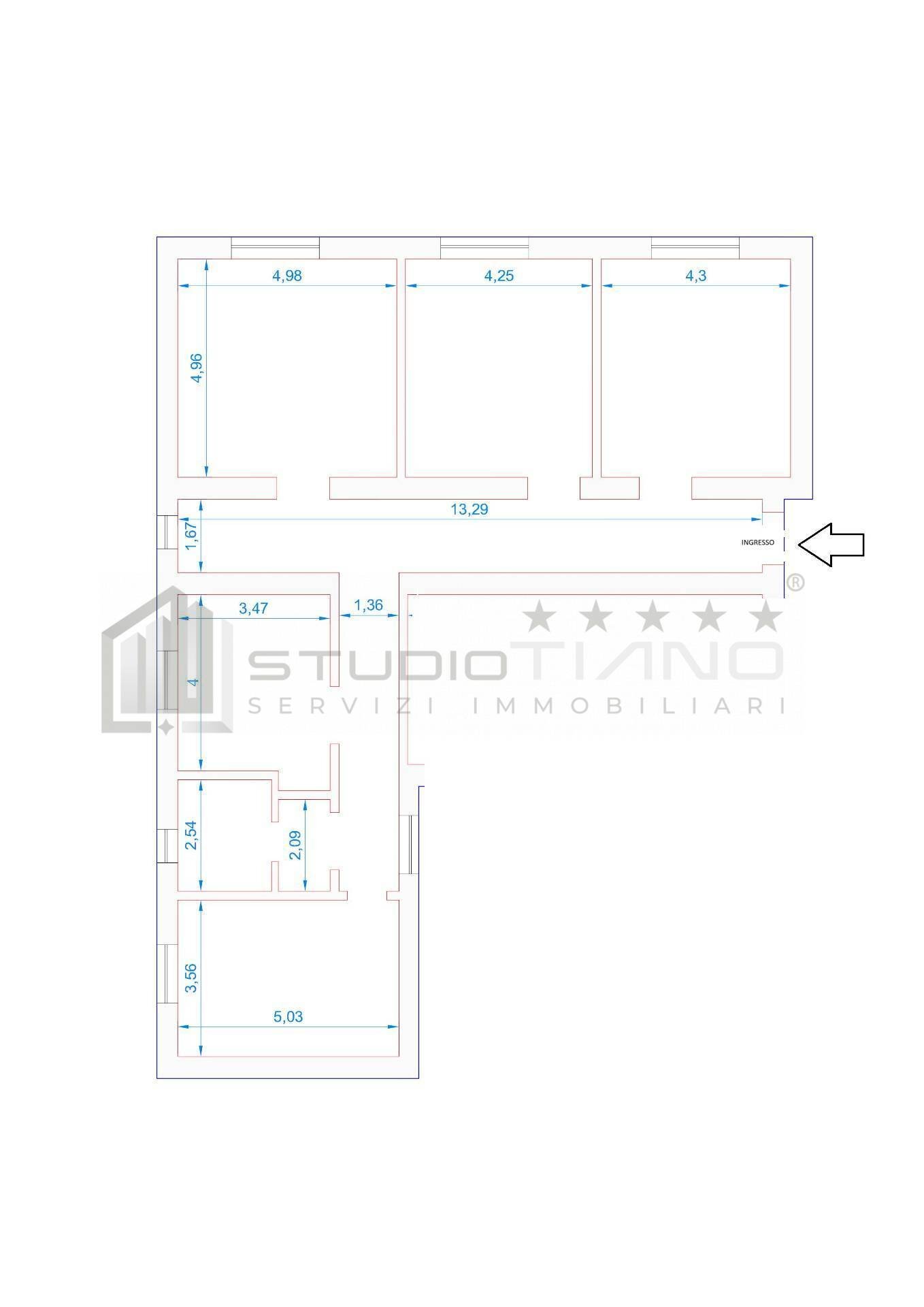 Foto 28 - Office VIA MONTE SAN MICHELE
 
1, Cosenza - floor plans 1