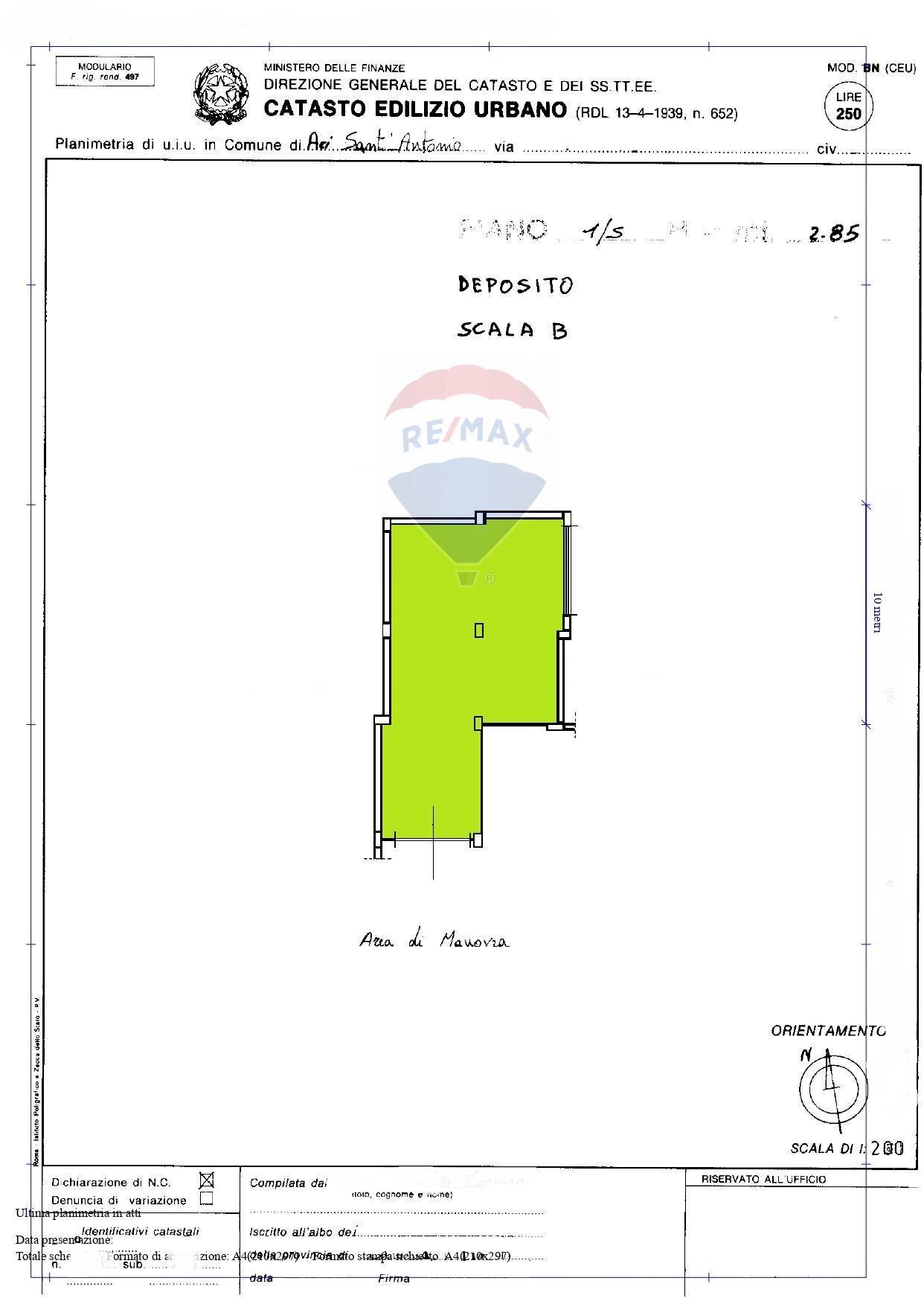 Pianta 2D - Warehouse Via Angelo Cannavò
 
21, Aci Sant'Antonio - floor plans 1