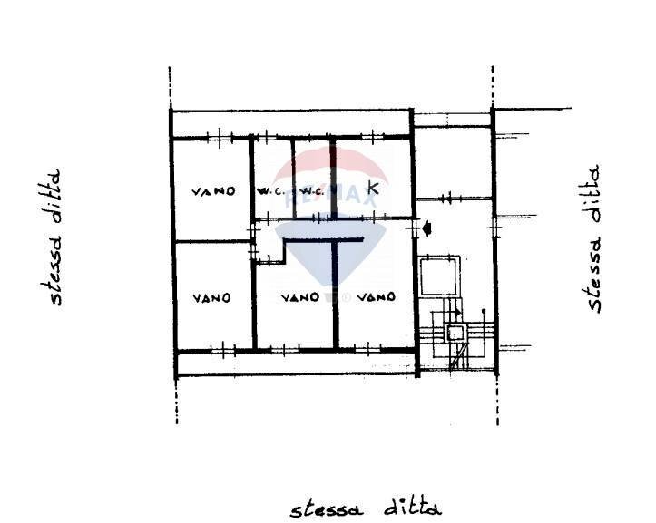 Pianta 2D - Quadrilocale Viale Moncada
 
6, Catania - planimetria 1