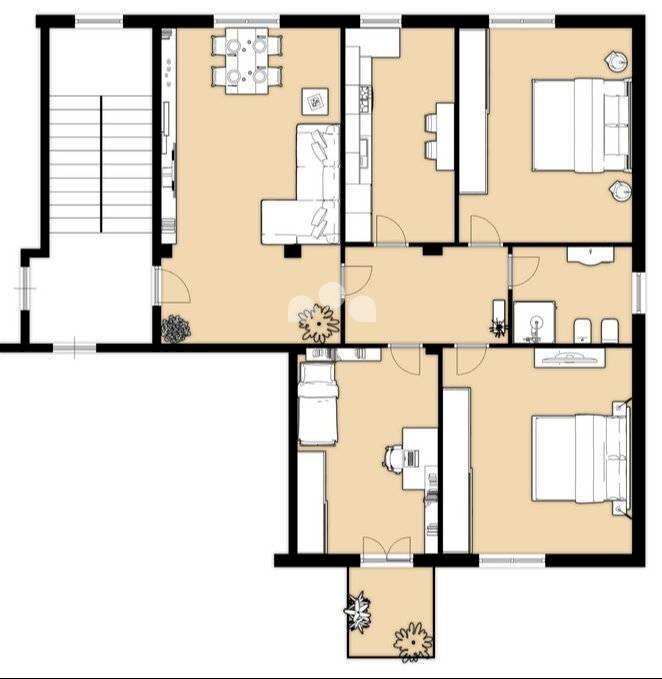 Foto 10 - Quadrilocale via Enrico Barelli
 
3, Crema - planimetria 1