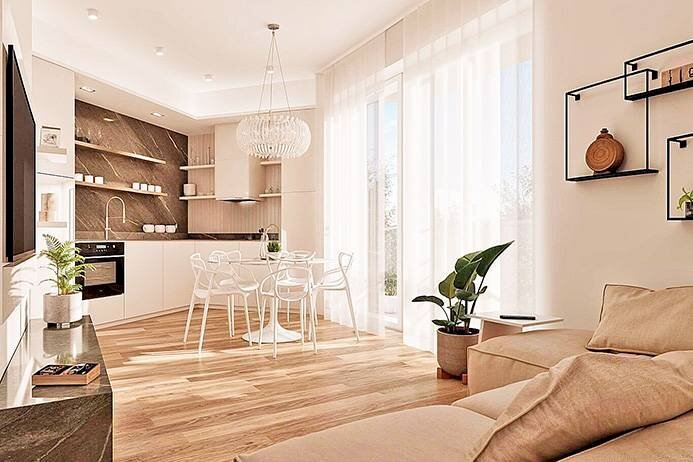 Soggiorno - Trilocale via san benedetto, Bergamo - foto 2