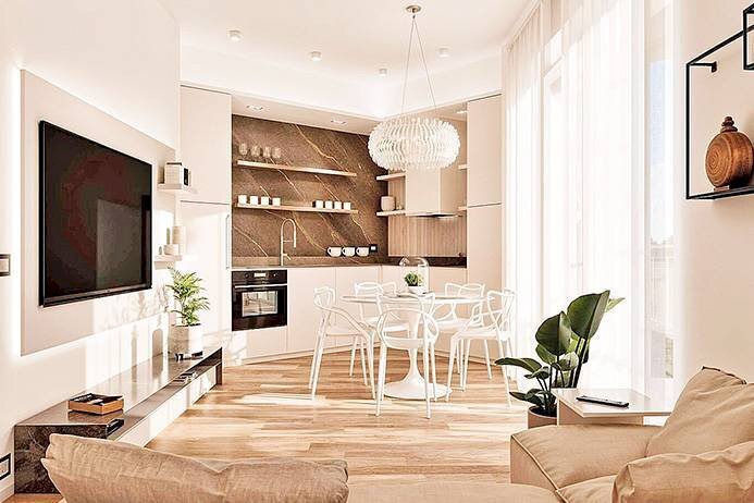 Soggiorno - Trilocale via san benedetto, Bergamo - foto 3