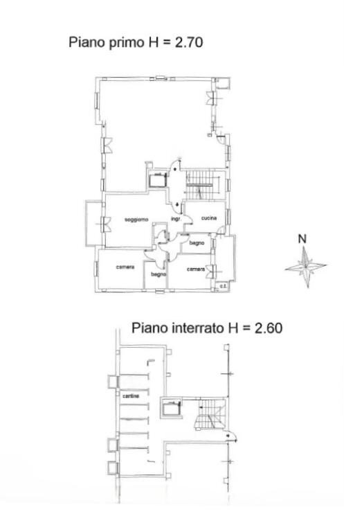 Trilocale strada Statale per Genova, Tortona - planimetria 1