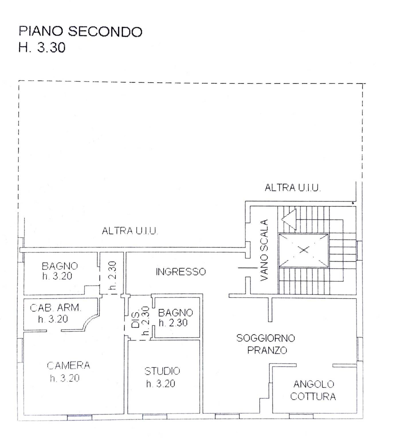 Trilocale via Laura Bassi Veratti, Bologna (zona Murri) - planimetria 1