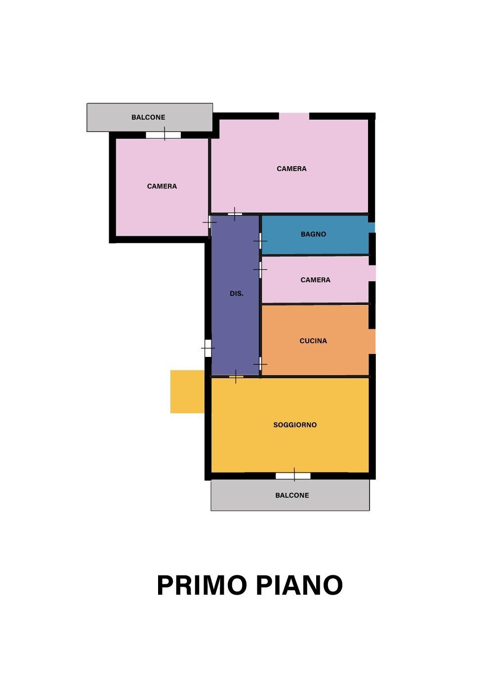 Villa via Ravenna, Bellaria-Igea Marina - planimetria 1