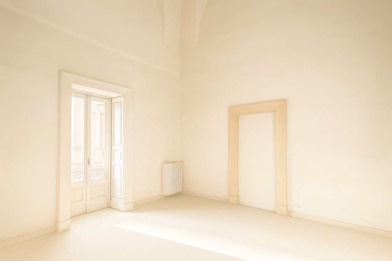 Stanza storica con soffitto a volta.png - Appartamento Vico dei Fieschi 2, Lecce - foto 2