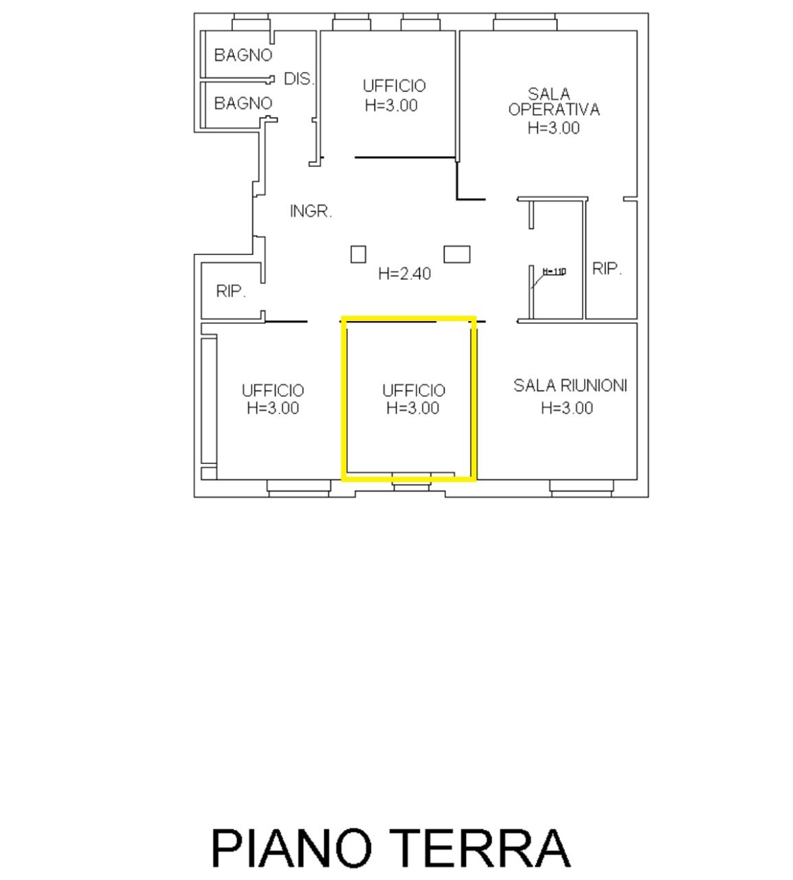 plani immo .png - Office Via Don Bosco snc, Novara - floor plans 1