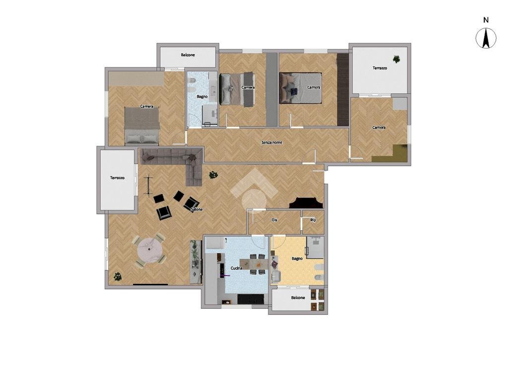 Appartamento Via turati, Castenaso - planimetria 1