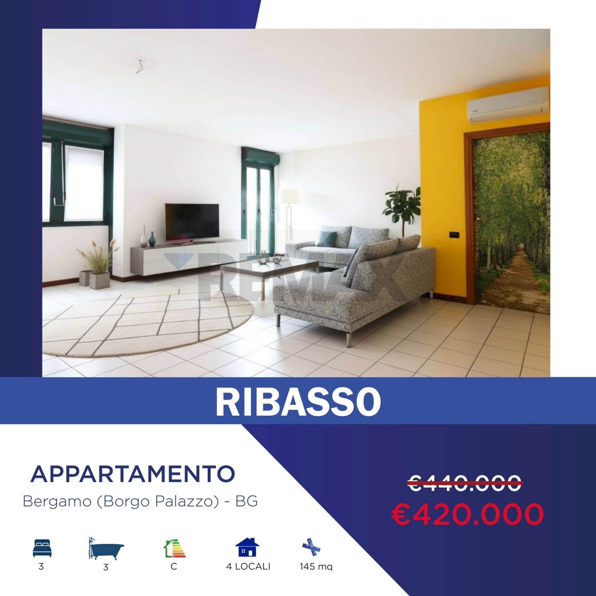 Trilocale Via Bartolomeo Bono, 8 
 Borgo Palazzo, Bergamo - foto 1