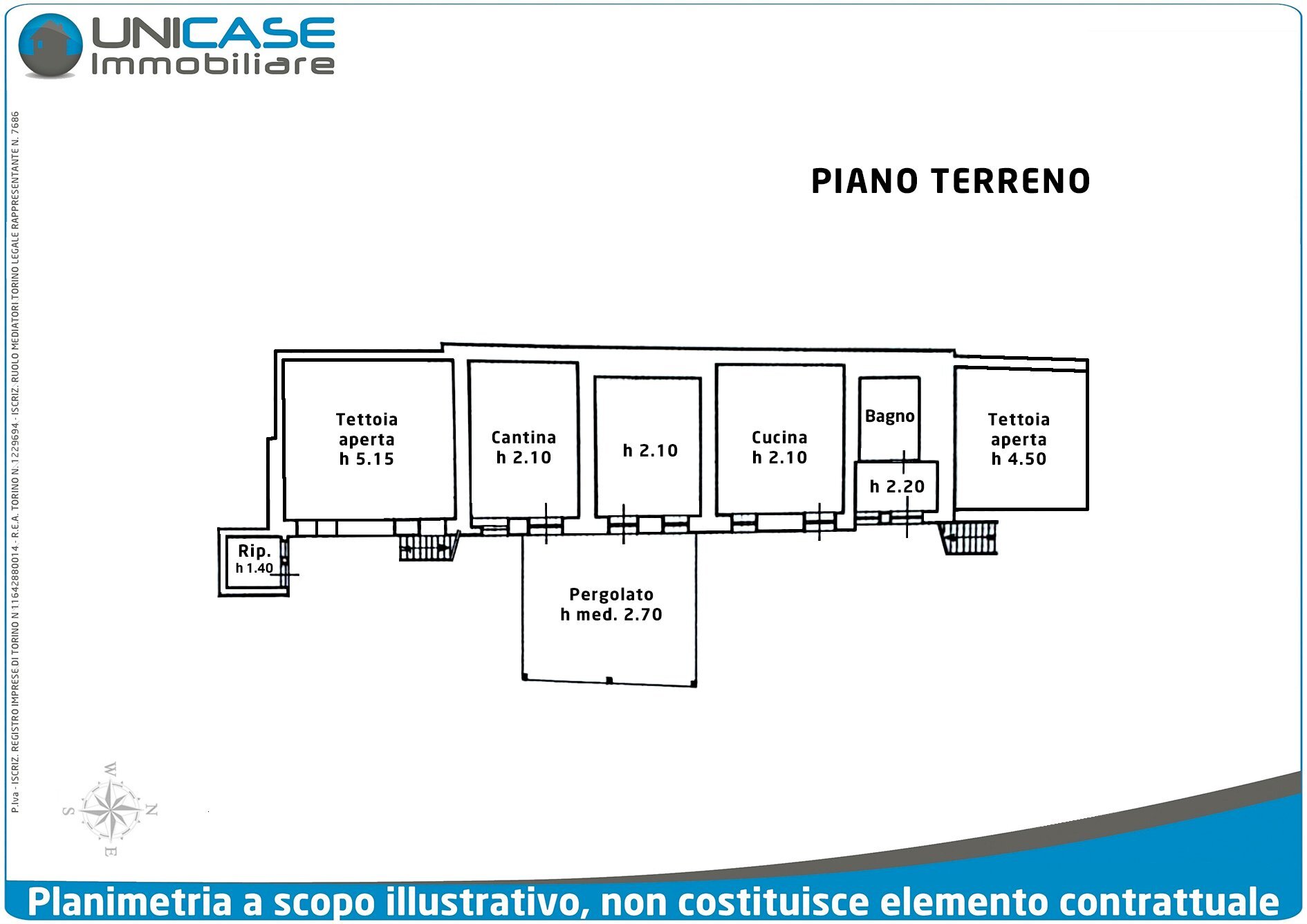 Independent house Lusernetta - floor plans 1