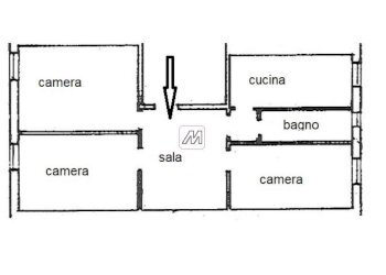 Four-room apartment Genova (neighborhood Sampierdarena) - photo 37