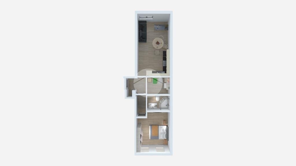 Bilocale Via Caccialepori, Milano (zona Gambara) - planimetria 1