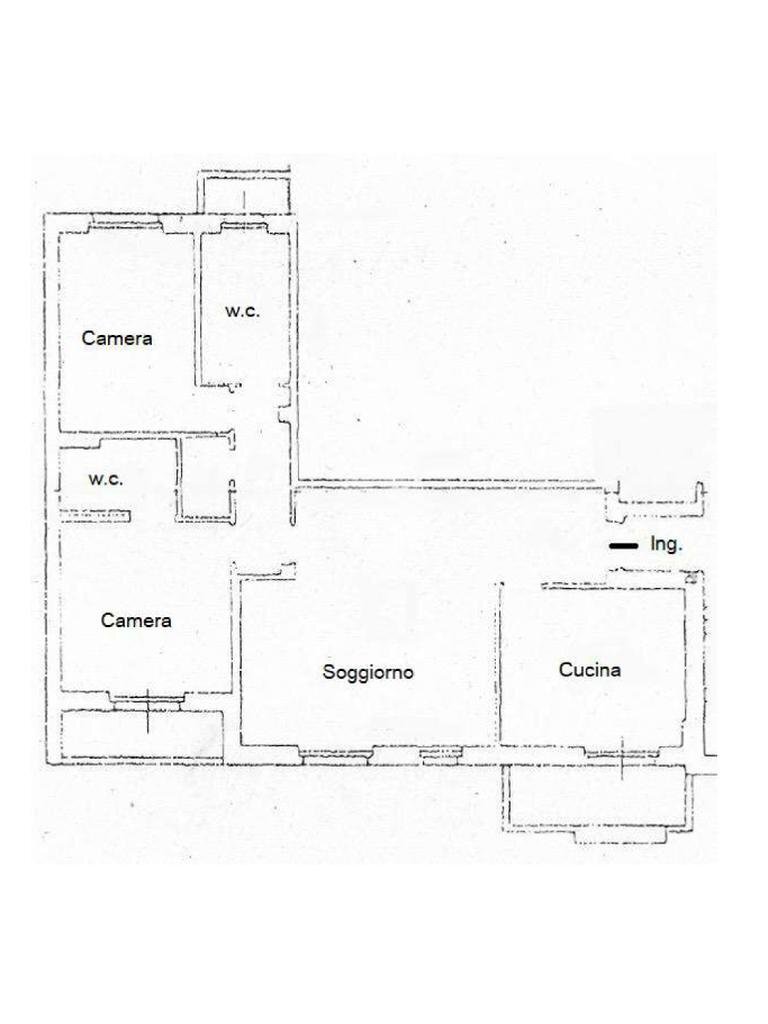 Quadrilocale Via J.F. Kennedy, Vermezzo - planimetria 1