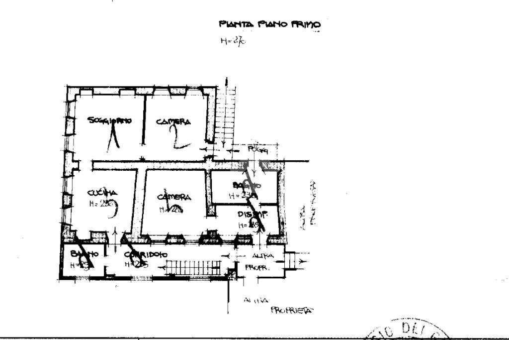Casa semi indipendente Frazione molino savina stazione, Valle San Nicolao - planimetria 1