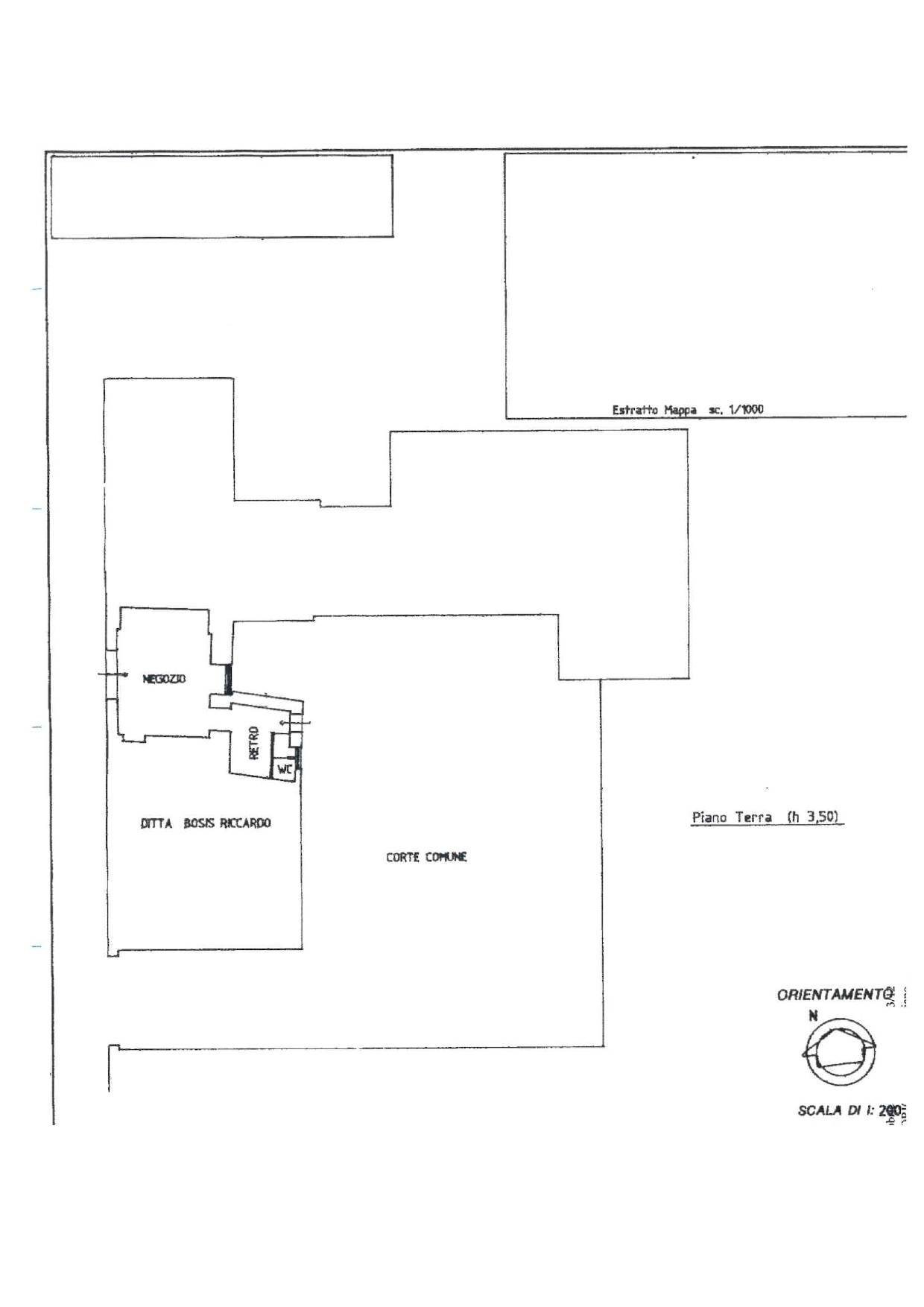 Foto 20 - Attività Commerciale Corso vittorio veneto, Osio Sotto - planimetria 1
