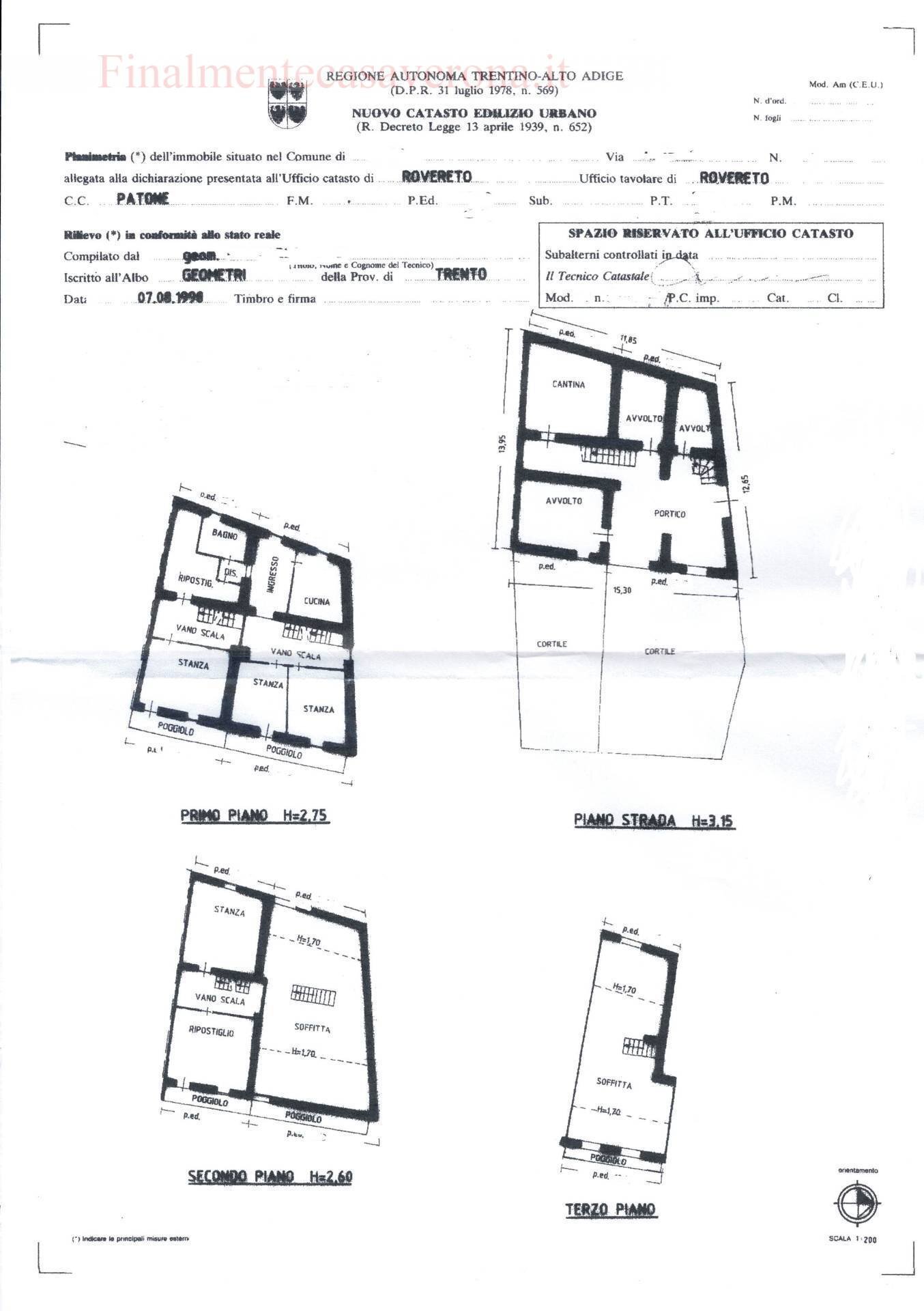 Foto 15 - Rustico Via Diaz
 
1, Isera - planimetria 1