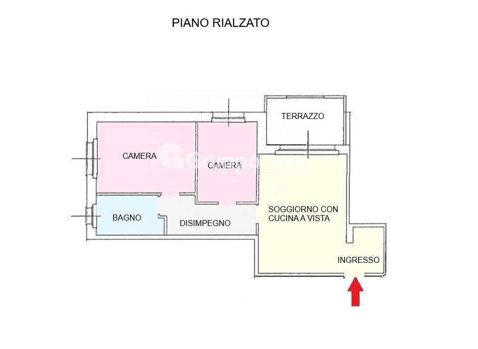 Foto 34 - Trilocale Via Piave
 
13, Magenta - planimetria 1