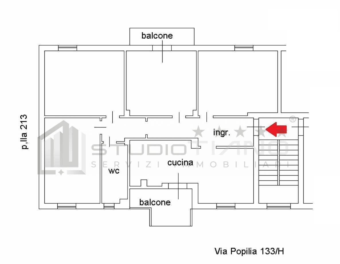 Foto 38 - Apartment VIA ANTONIO GUARASCI
 
133/H, Cosenza - floor plans 1