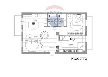 Pianta 2D - Quadrilocale Via Toti
 
30, Casoria - foto 26