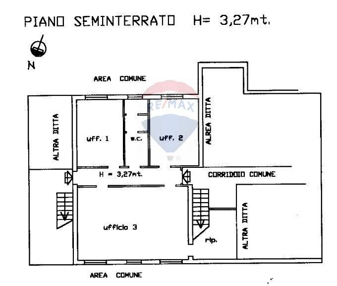 Pianta 2D - Ufficio Via Carlo Cattaneo
 
13, Legnano - planimetria 1