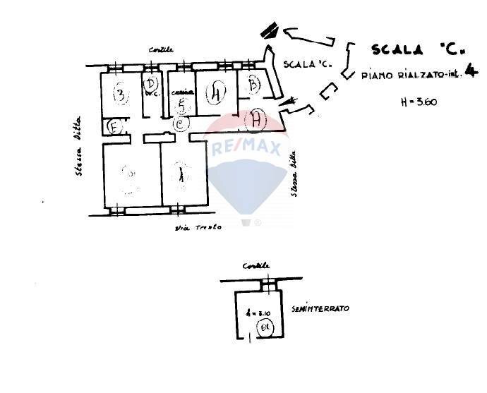 Pianta 2D - Apartment Via Trento
 
1, Foggia - floor plans 1