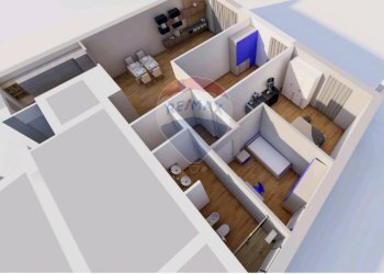 Pianta 3D - Quadrilocale via Scarlatti
 
17, Bagheria - foto 9