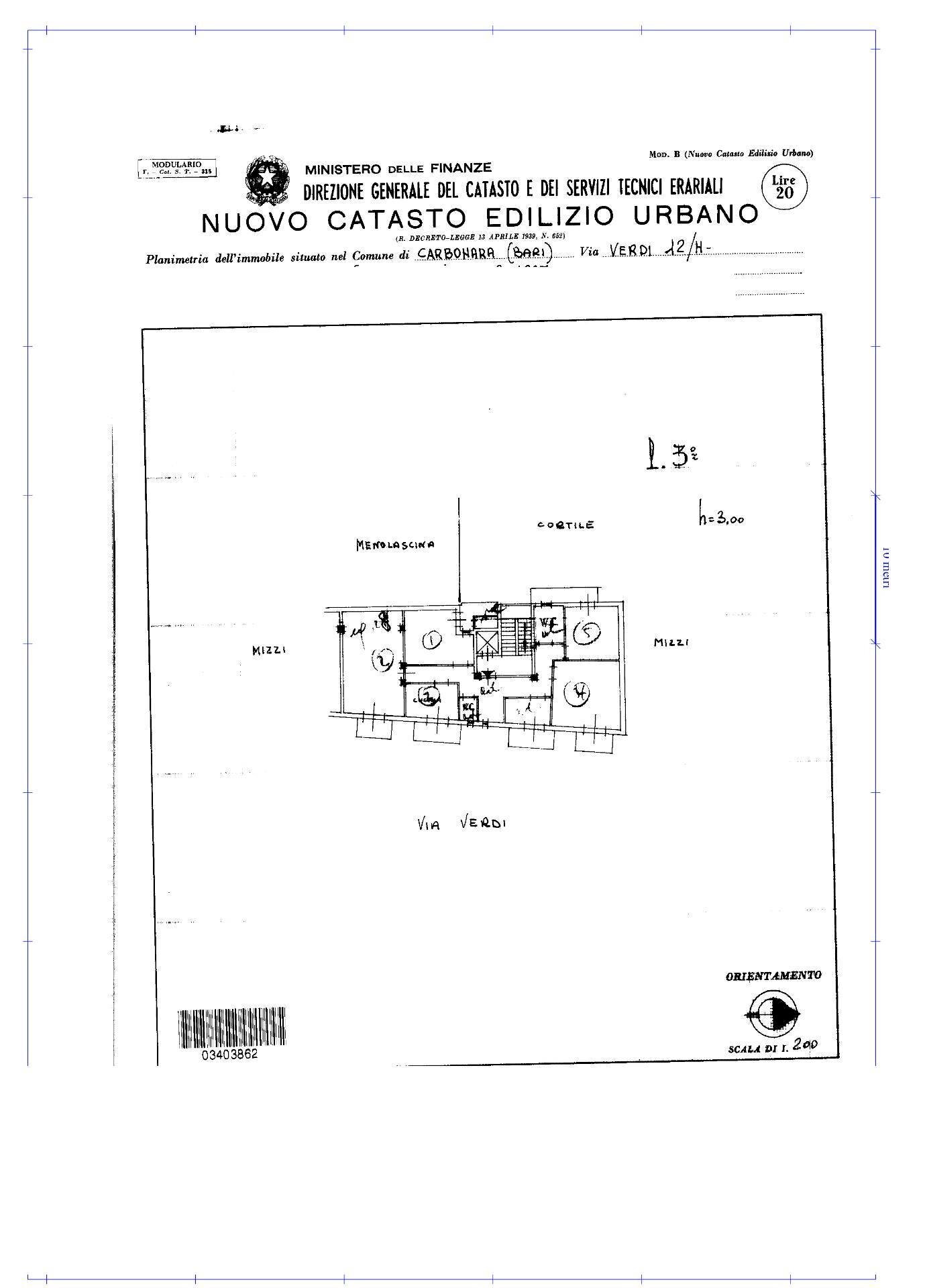 Foto 21 - Appartamento Via Verdi
 
12, Bari - planimetria 1