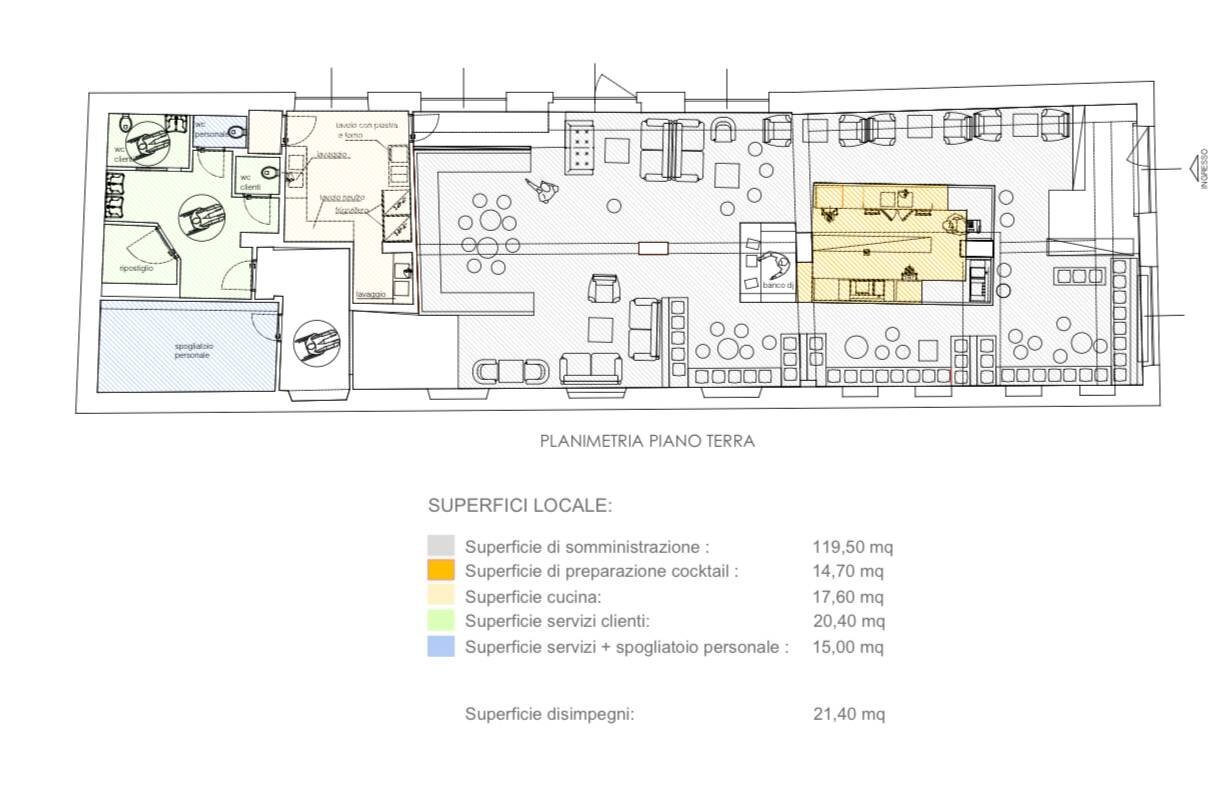 Foto 21 - Negozio Piazza Risorgimento, gallarate, Gallarate - planimetria 1