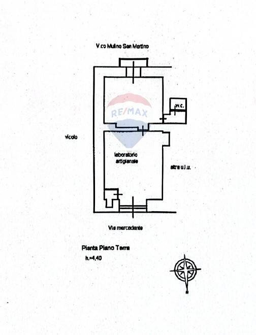 Pianta 2D - Attività Commerciale Via Mercadante
 
134, Martina Franca - planimetria 1