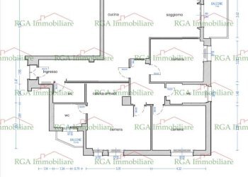 Planimetria - Quadrilocale via Monte Ortigara, Bergamo - foto 22