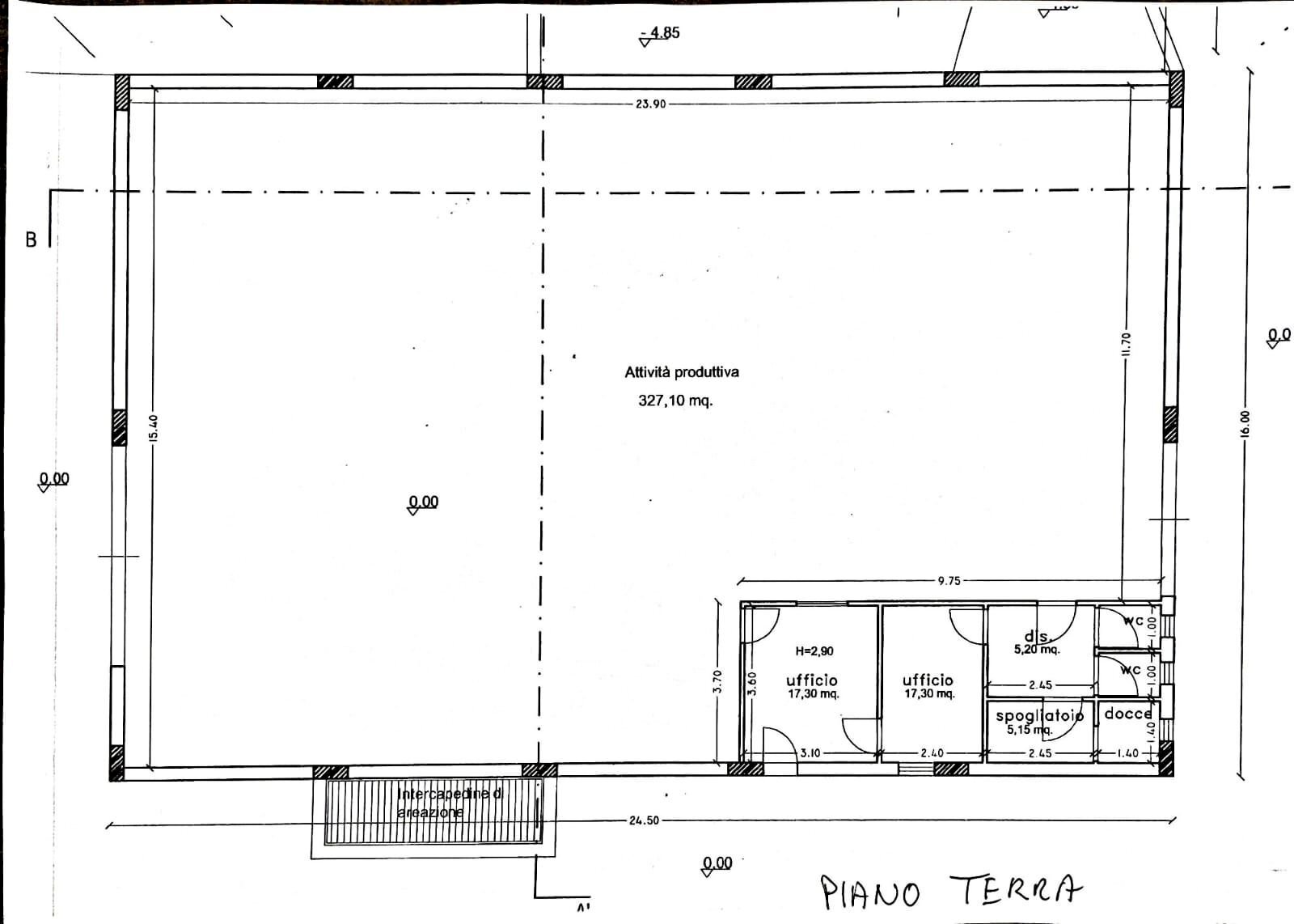 Capannone SS113, Alcamo - planimetria 1