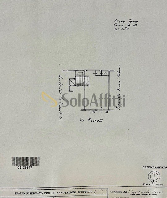 IMG_6383.jpeg - Locale Commerciale Via Giuseppe Pisanelli 18, Bari - planimetria 1