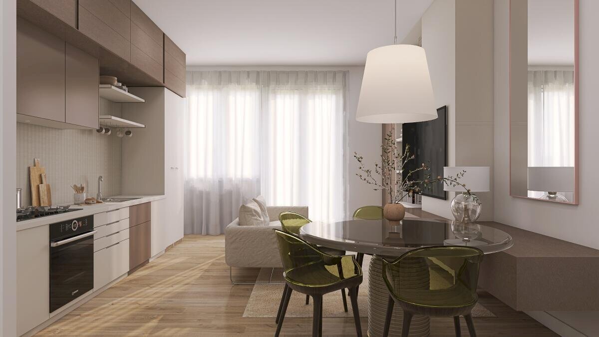 zona giorno - Three-room apartment Via Arturo Toscanini 26, Poggio Renatico - photo 1