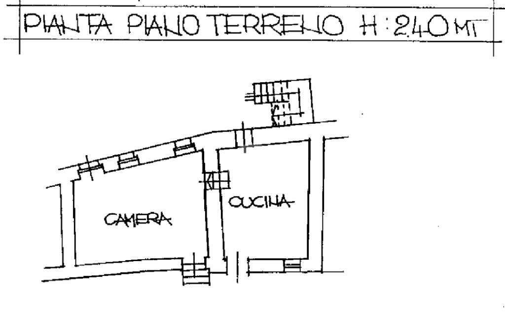 Casa semi indipendente Borgata trucetto, Coazze - planimetria 1