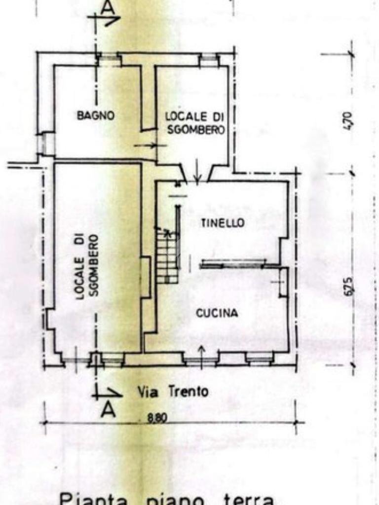 Casa semi indipendente Via Roberto, San Benigno Canavese - planimetria 1