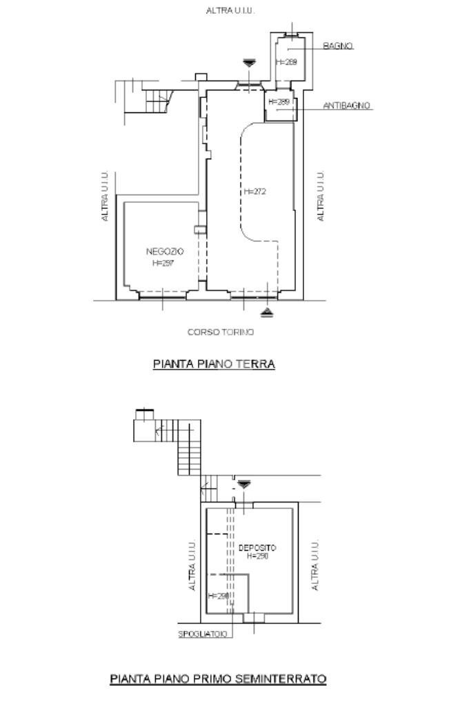 Negozio Corso Torino, Novara - planimetria 1